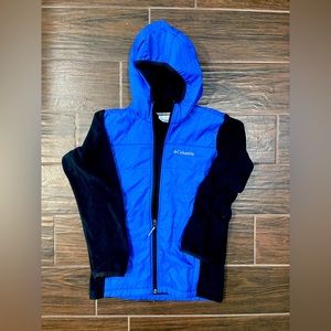 Columbia boys hooded jacket - M - Like New